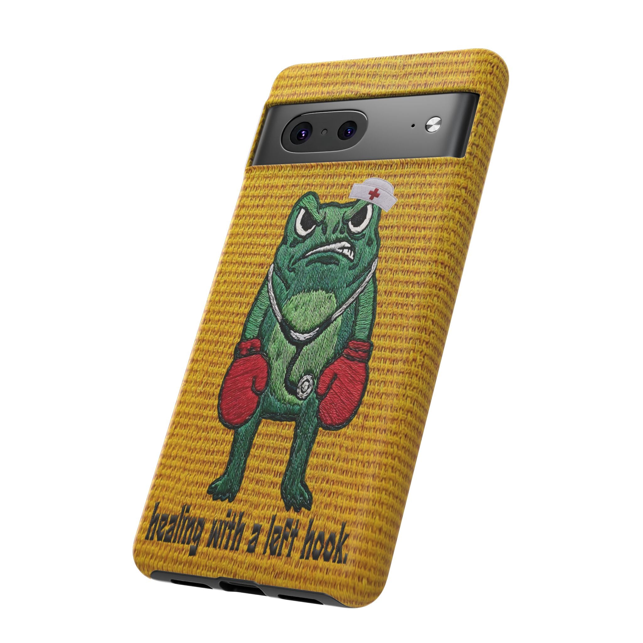 Tough Cases: 'Healing With a Left Hook' Boxing Nurse Phone Case