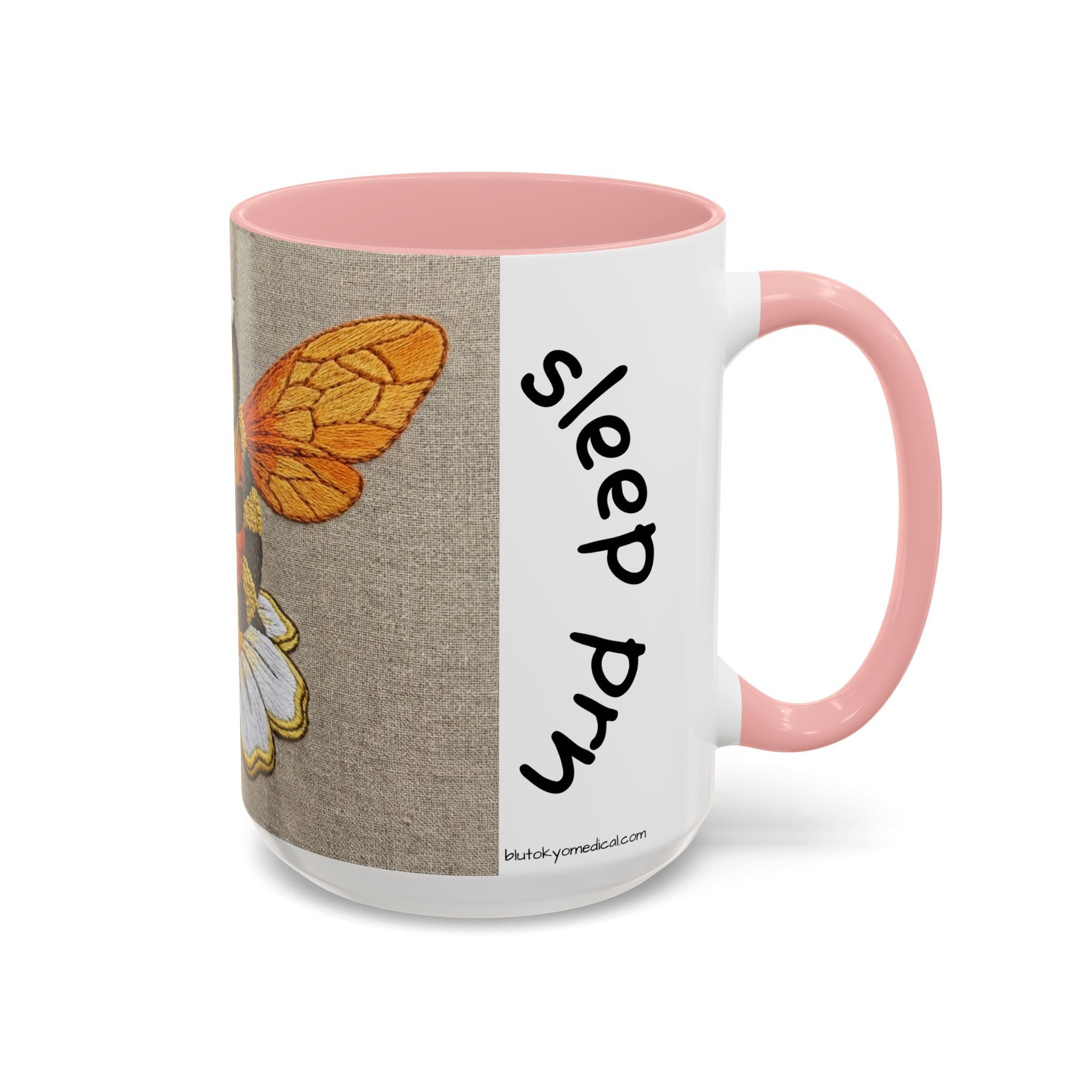 Bee Nurse Coffee Mug — Cute ‘Sleep Phy’ Floral Accent Mug (11/15oz)