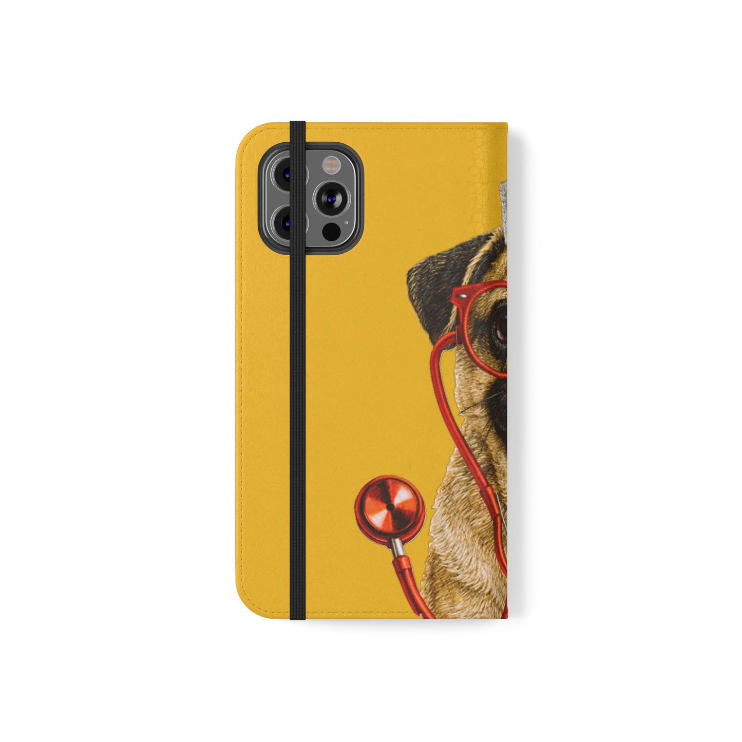 Pug Nurse Flip Phone Case – Cute Medical Phone Cover