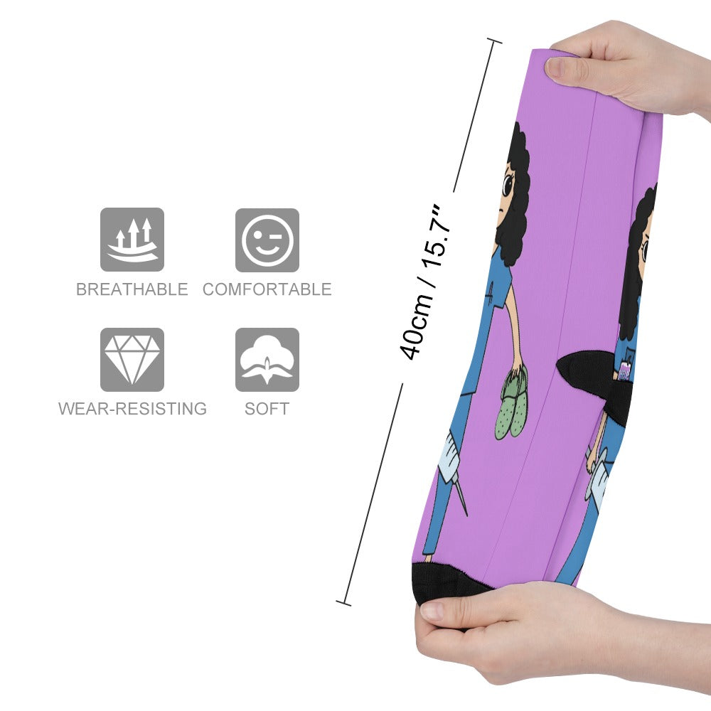 The Syringe‑Slinger Scrub Hero Socks