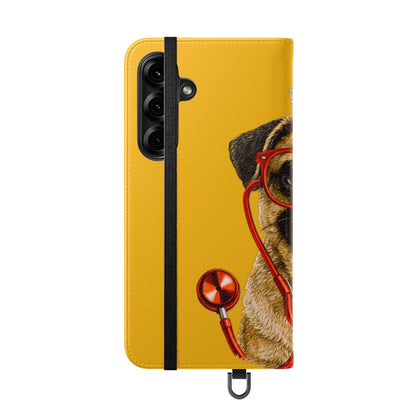 Pug Nurse Flip Phone Case – Cute Medical Phone Cover