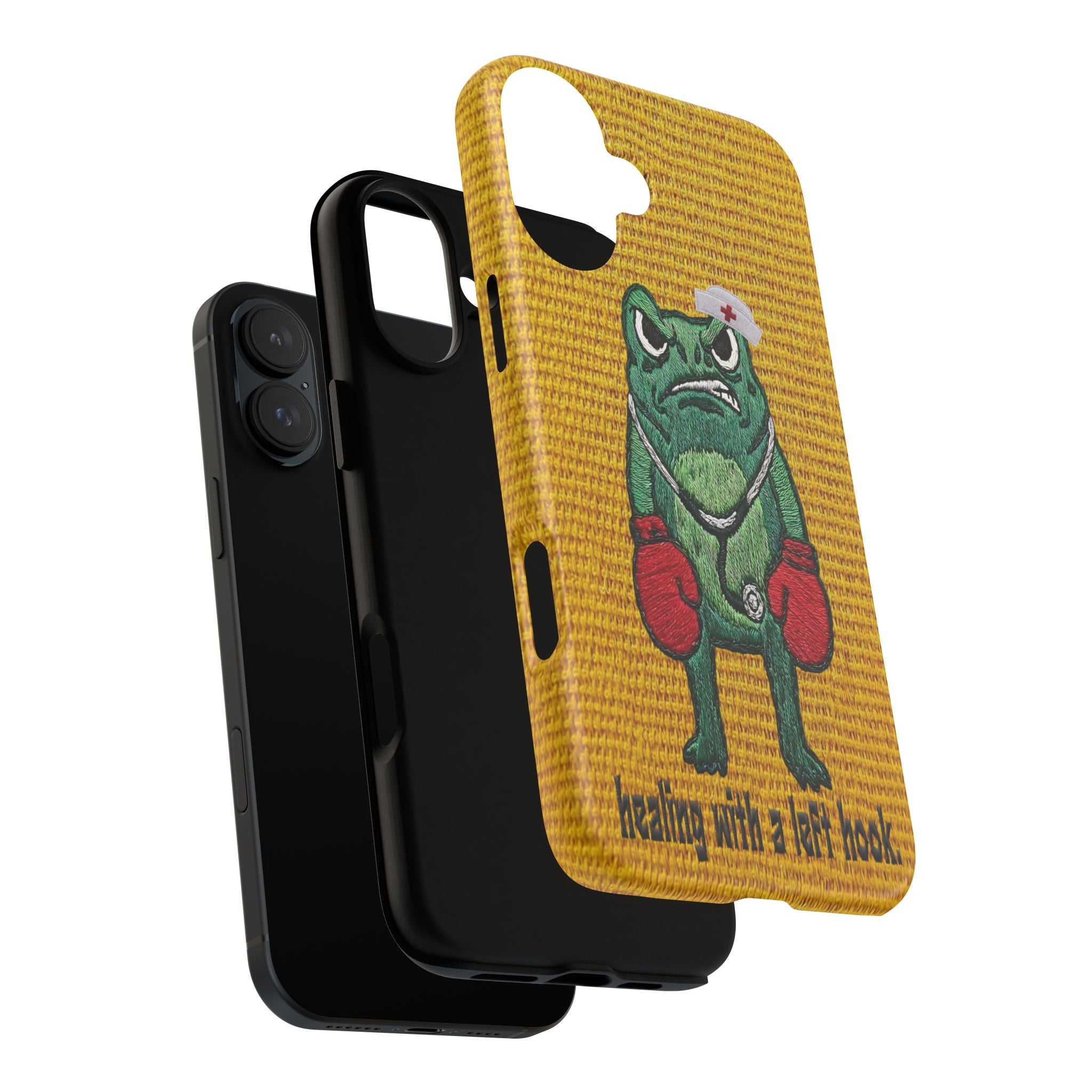 Tough Cases: 'Healing With a Left Hook' Boxing Nurse Phone Case