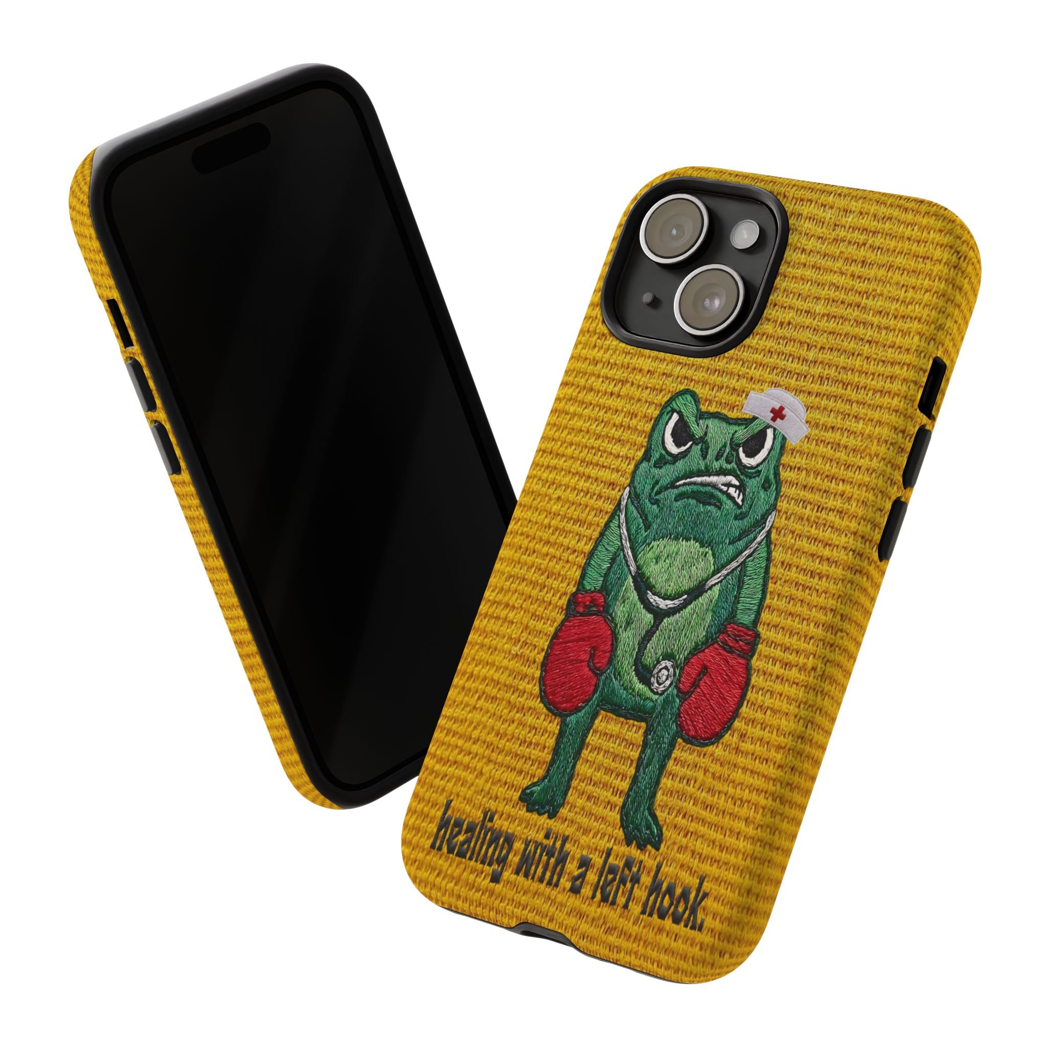 Tough Cases: 'Healing With a Left Hook' Boxing Nurse Phone Case