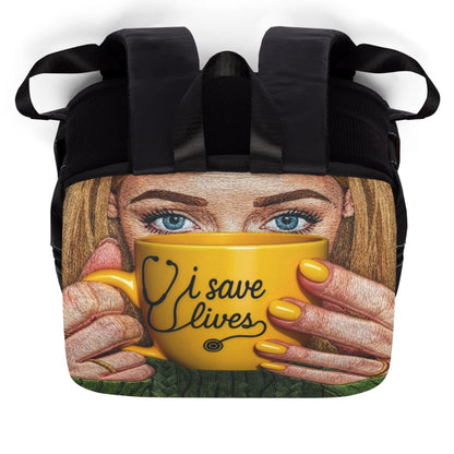 Exclusive design , Healthcare Worker Shoulder Backpack — Casual Unisex Backpack for Nurses & Medics