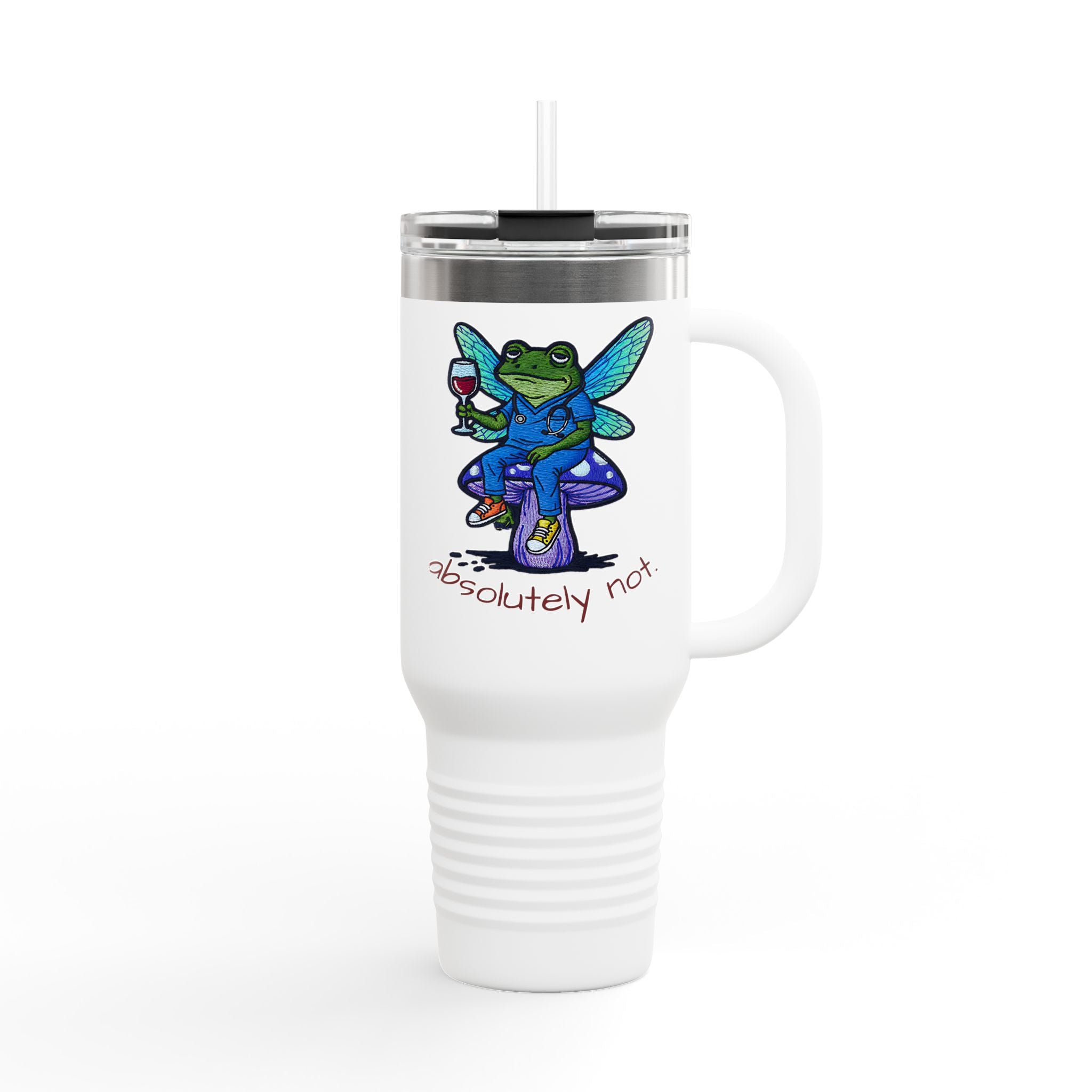 Nurse 'Off Work — Absolutely Not!' 40oz Insulated Travel Mug