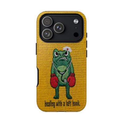 Tough Cases: 'Healing With a Left Hook' Boxing Nurse Phone Case