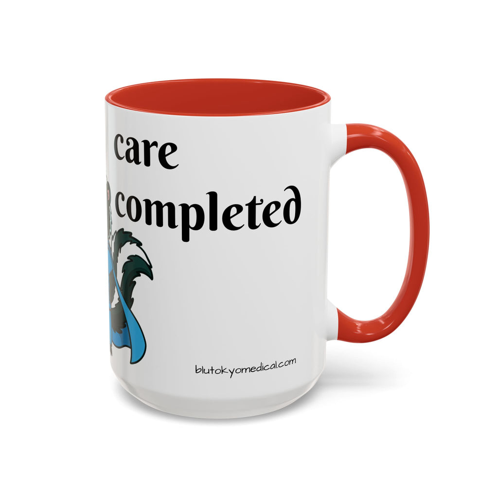 CNA Skunk Warrior Accent Coffee Mug — "Funk defeated,Care Completed"