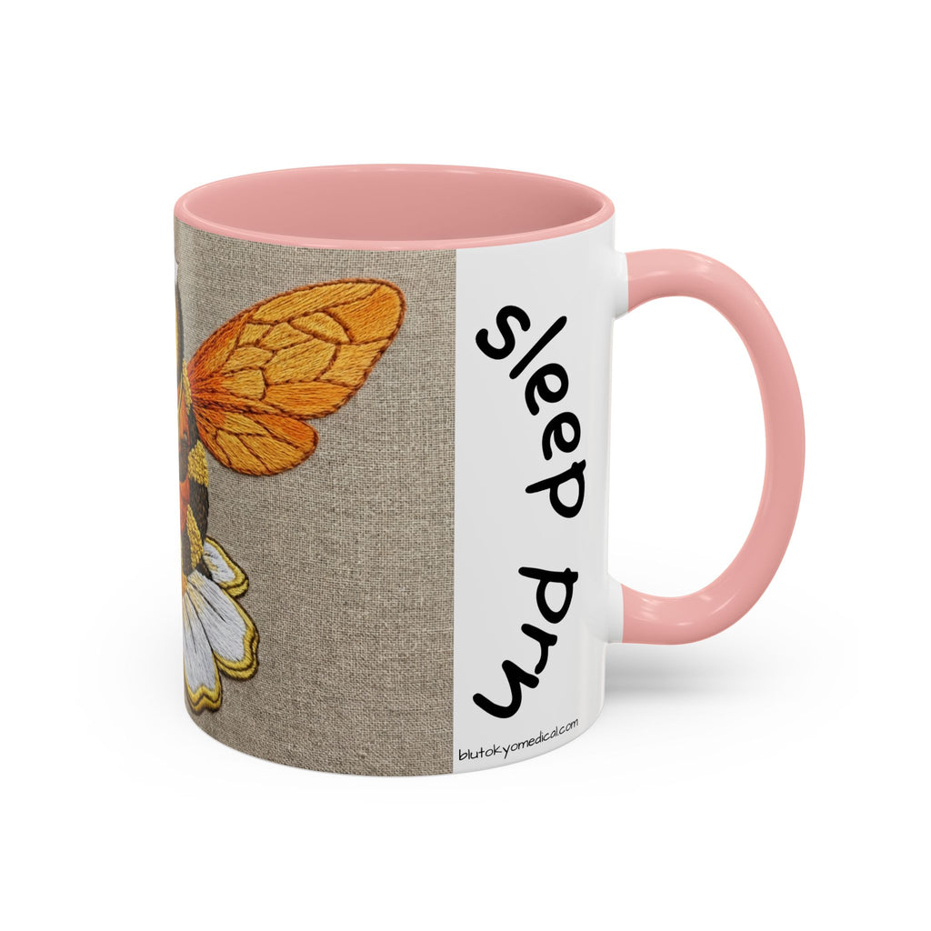 Bee Nurse Coffee Mug — Cute ‘Sleep Phy’ Floral Accent Mug (11/15oz)