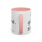 Nurse Sloth Coffee Mug — "it's giving Salty... Like Saline" Accent Mug