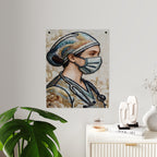 Guardian in Stitches – Acrylic Tribute to healthcare Heroes