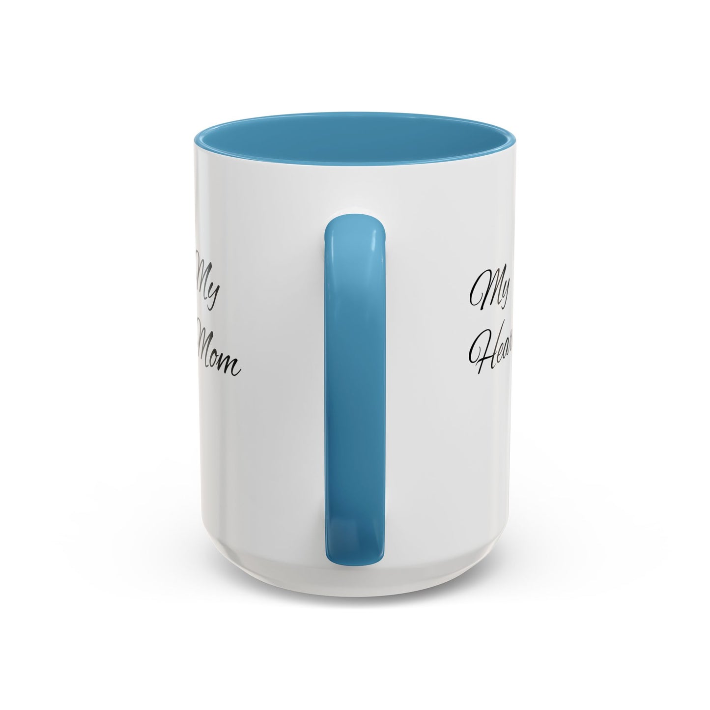 Mothers Day Mug Accent Coffee Mug (11, 15oz) The Heart Behind My Scrubs