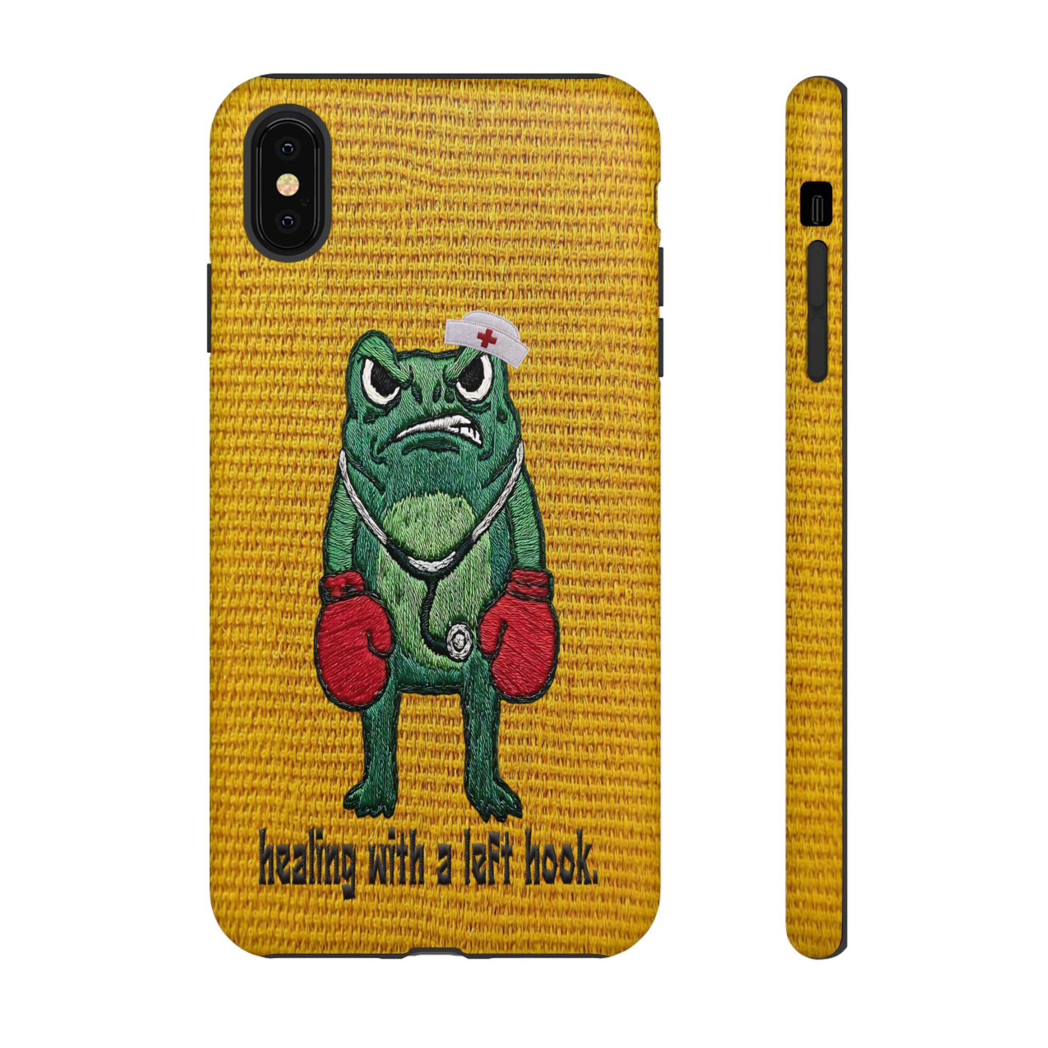 Tough Cases: 'Healing With a Left Hook' Boxing Nurse Phone Case