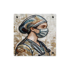 Guardian in Stitches – Acrylic Tribute to healthcare Heroes