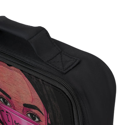 Lunch Bag — 'I Save Lives' Nurse Coffee Illustration Insulated Lunch Tote