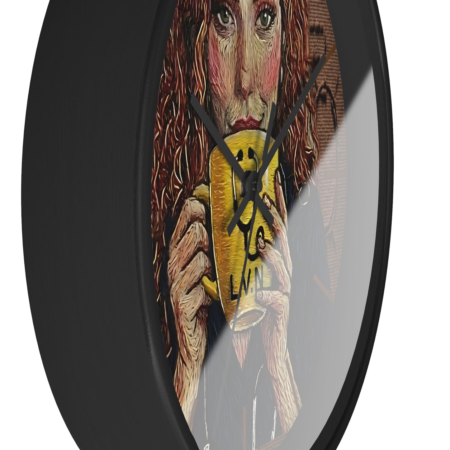 Wall Clock — Artisan Portrait Nurse  (L.V.N.) Decorative Home Clock