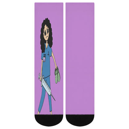 The Syringe‑Slinger Scrub Hero Socks