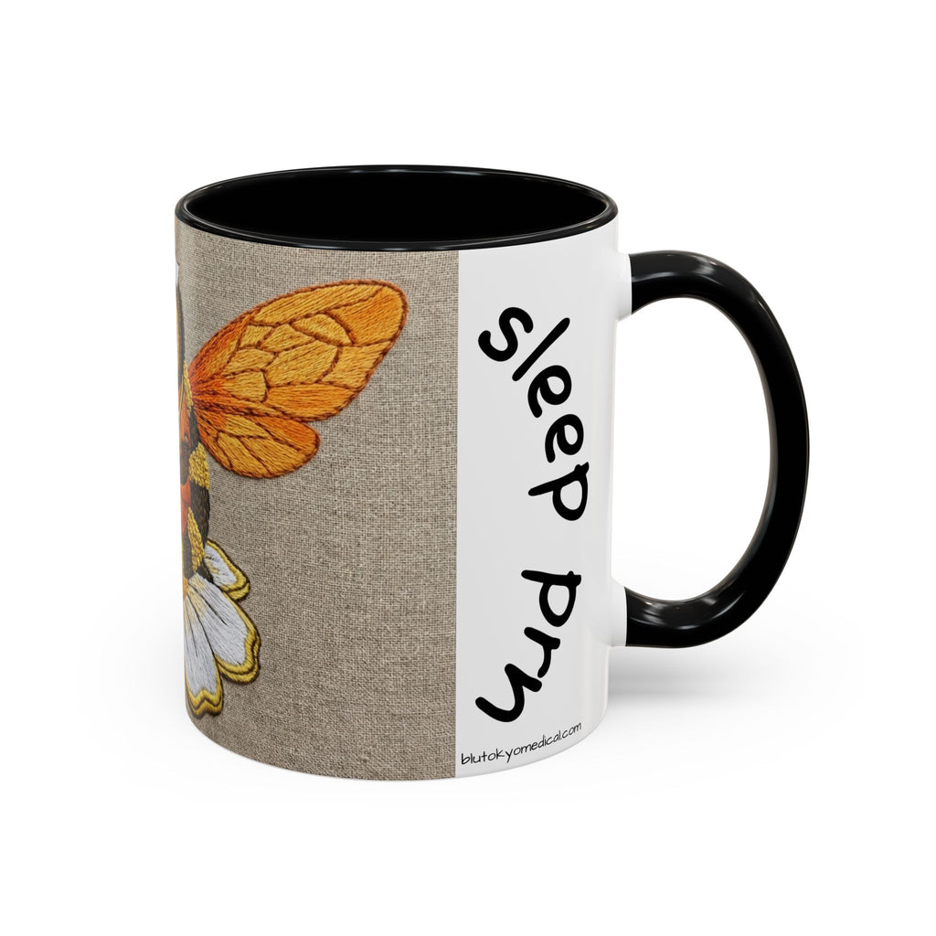 Bee Nurse Coffee Mug — Cute ‘Sleep Phy’ Floral Accent Mug (11/15oz)
