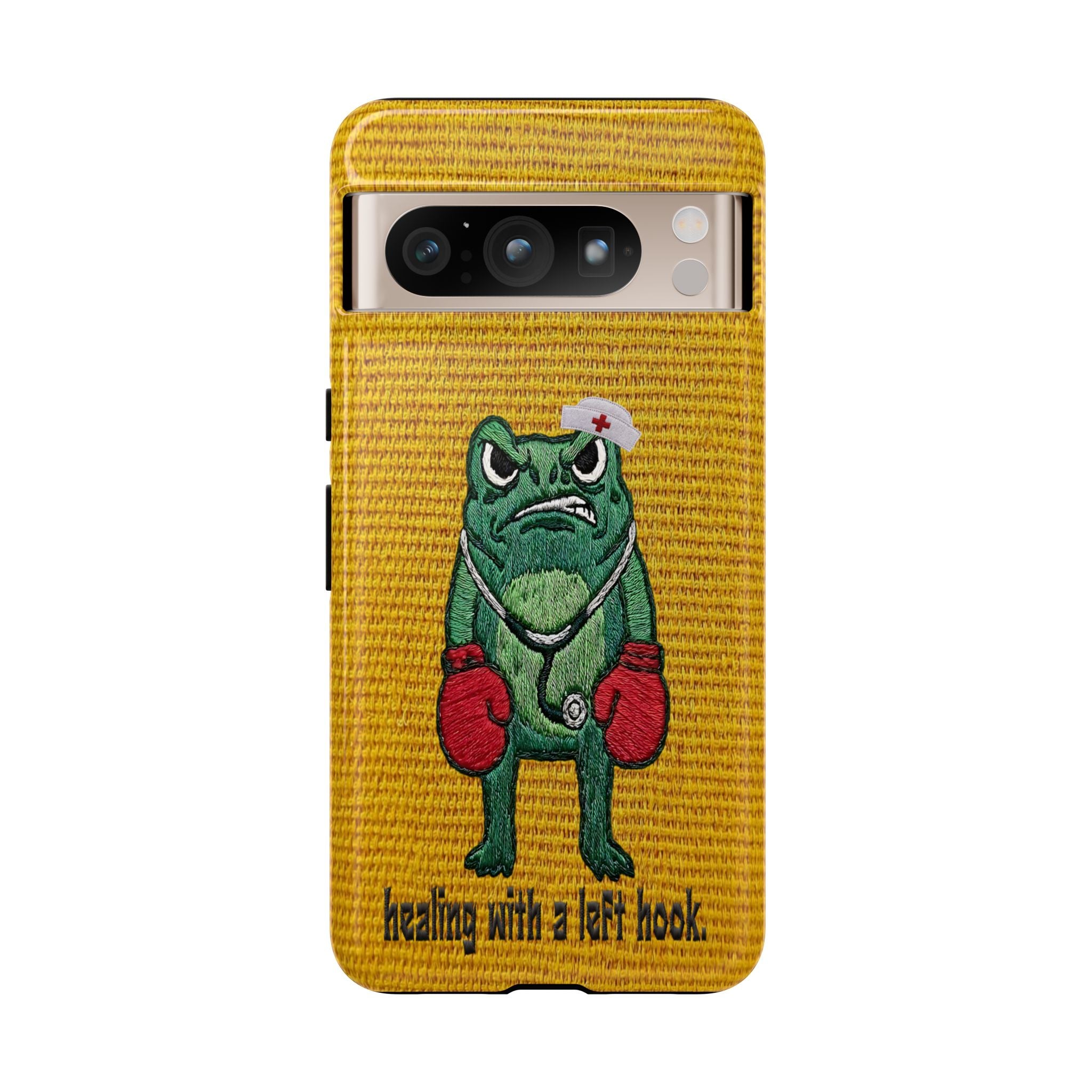 Tough Cases: 'Healing With a Left Hook' Boxing Nurse Phone Case