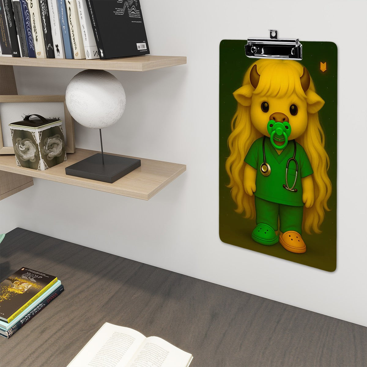 Baby Med Calf Acrylic Clipboard
