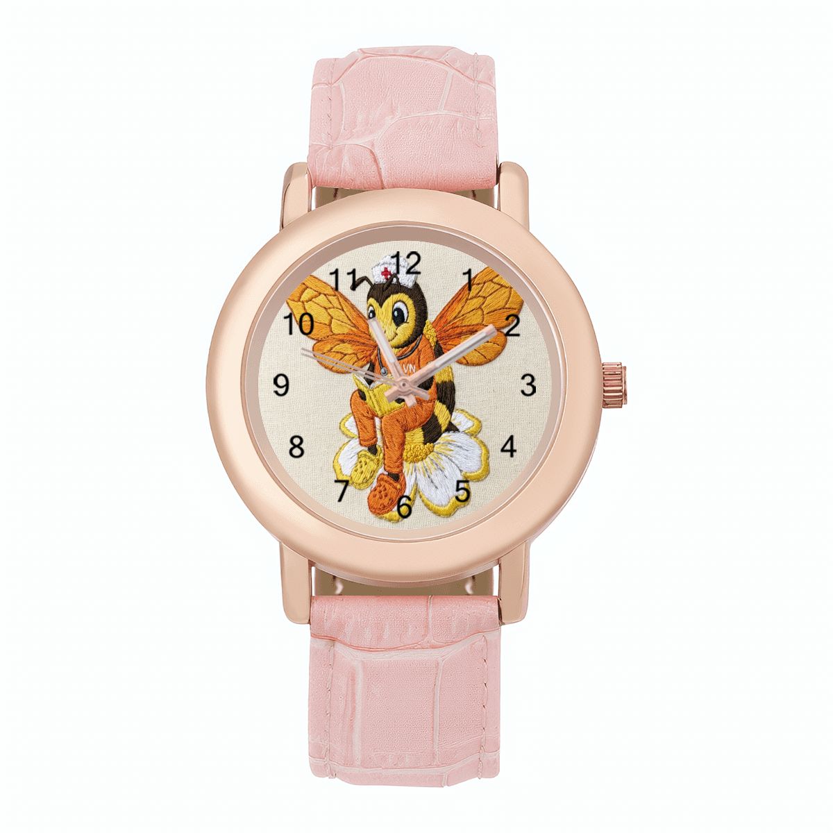 Bee-yond the call- L.V.N. Leather Watch