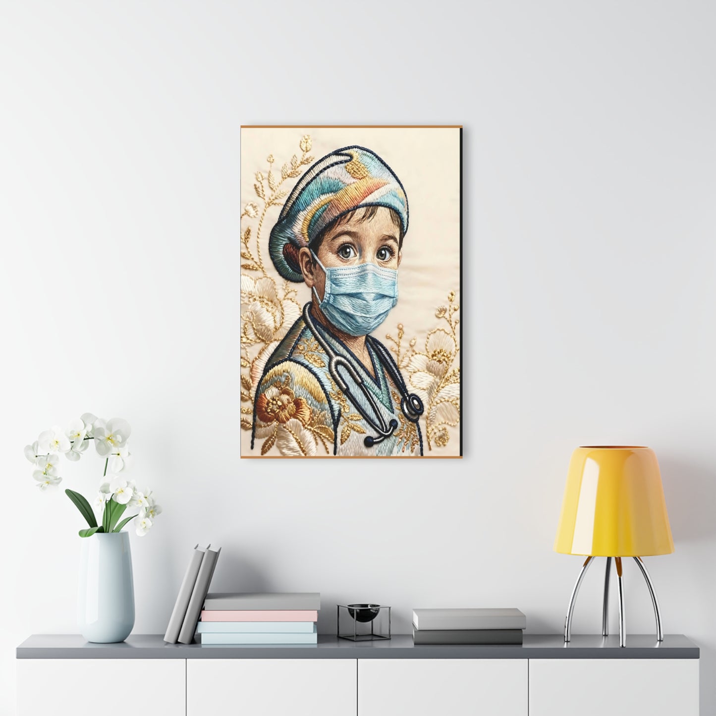 Future healer Acrylic Print — Future Medical Hero Wall Art (French Cleat Hanging)