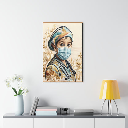 Future healer Acrylic Print — Future Medical Hero Wall Art (French Cleat Hanging)