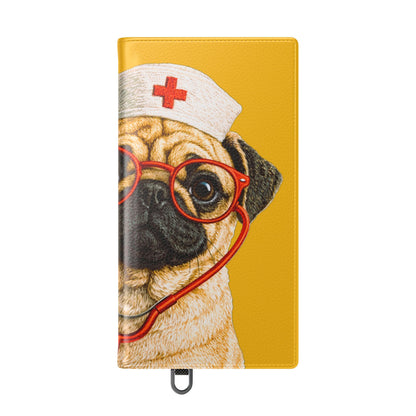 Pug Nurse Flip Phone Case – Cute Medical Phone Cover
