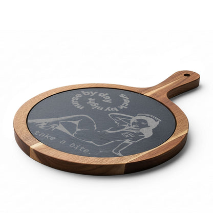 Engraved Charcuterie Board — Pinup R.N.- Nurse by Day, Snack by Night