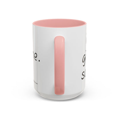Nurse Sloth Coffee Mug — "it's giving Salty... Like Saline" Accent Mug