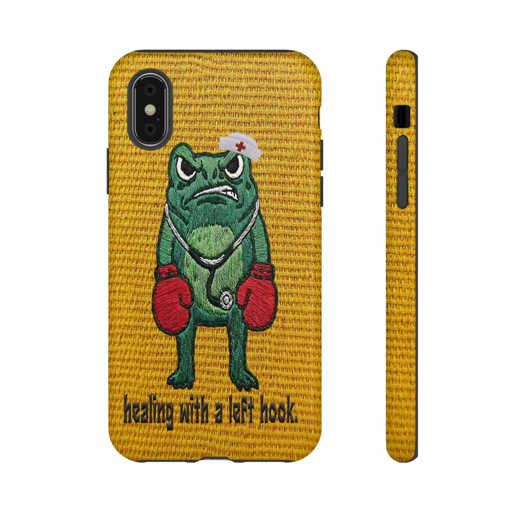 Tough Cases: 'Healing With a Left Hook' Boxing Nurse Phone Case