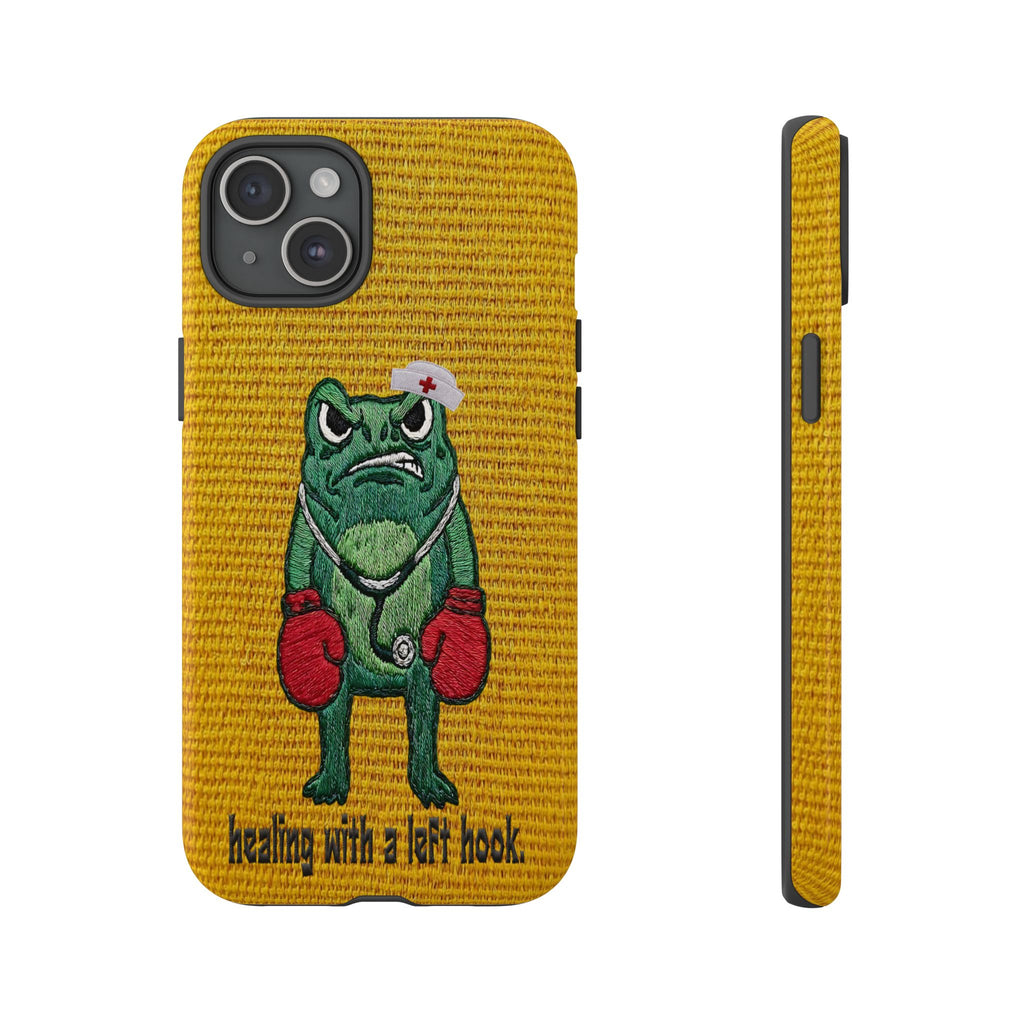 Tough Cases: 'Healing With a Left Hook' Boxing Nurse Phone Case