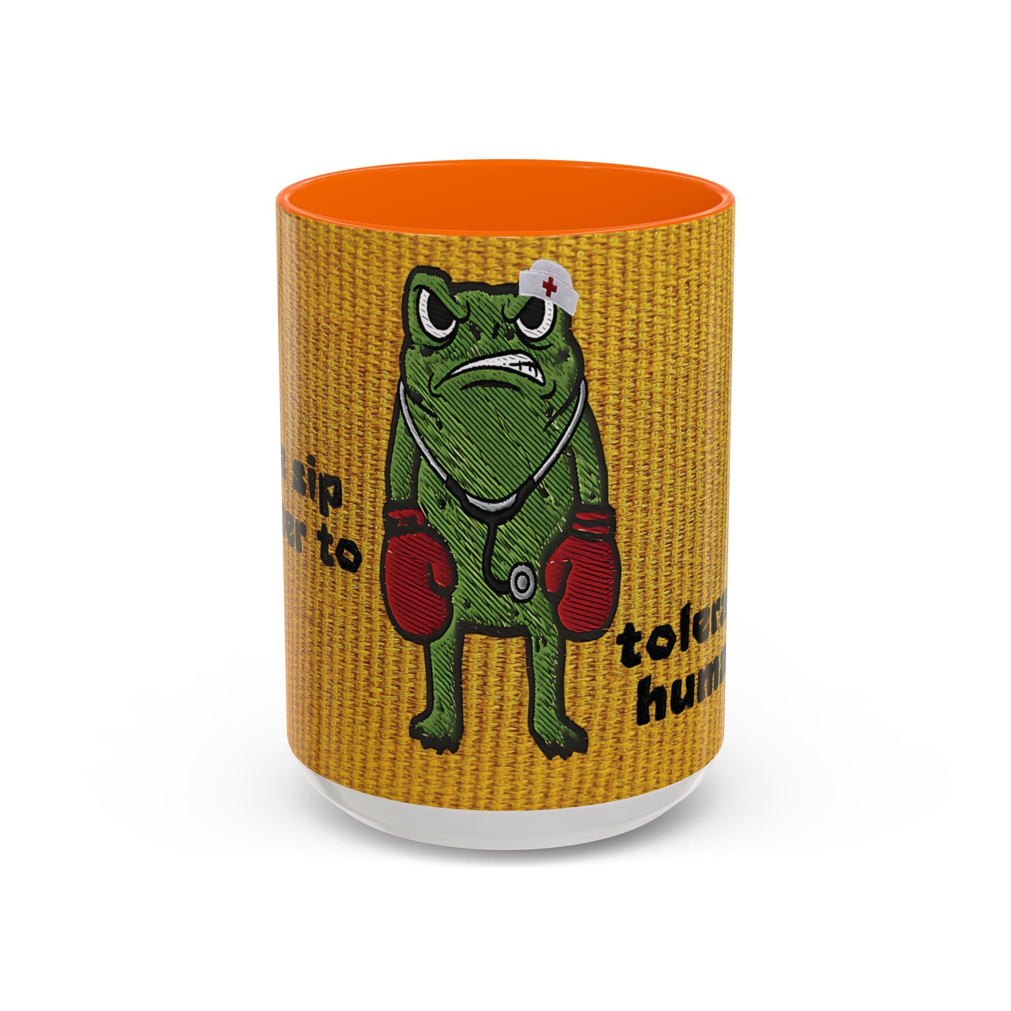 Boxing  Nurse Frog Coffee Mug (11, 15oz)