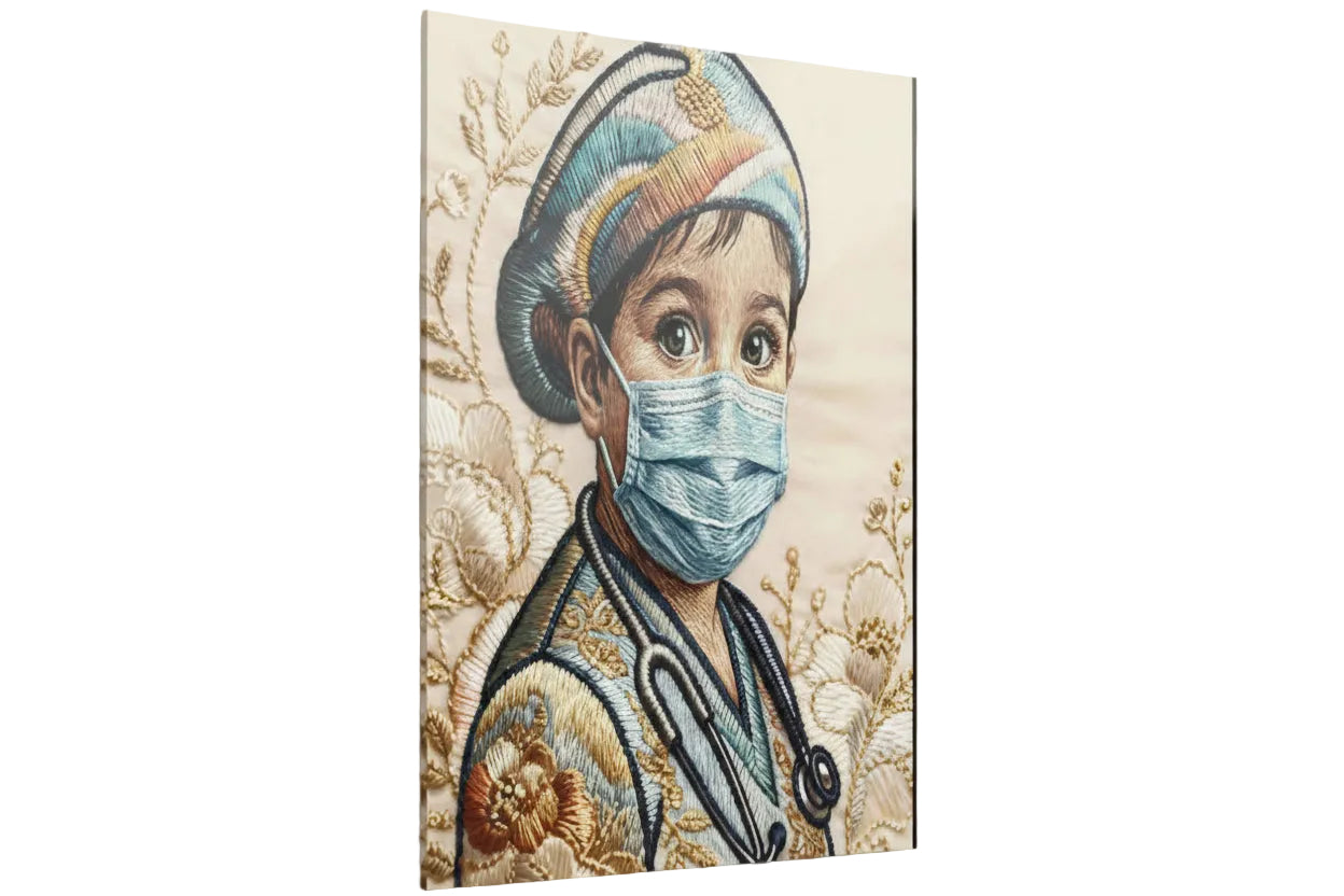 Future healer Acrylic Print — Future Medical Hero Wall Art (French Cleat Hanging)