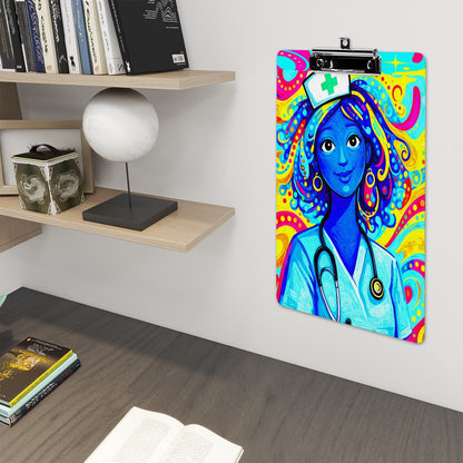 Dazzling twist-Acrylic Clipboard