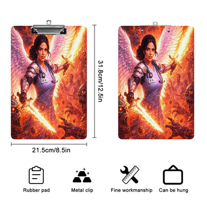 Celestial Warrior-RN Acrylic Clipboard