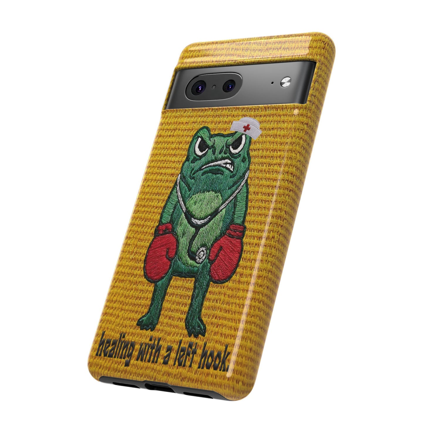 Tough Cases: 'Healing With a Left Hook' Boxing Nurse Phone Case