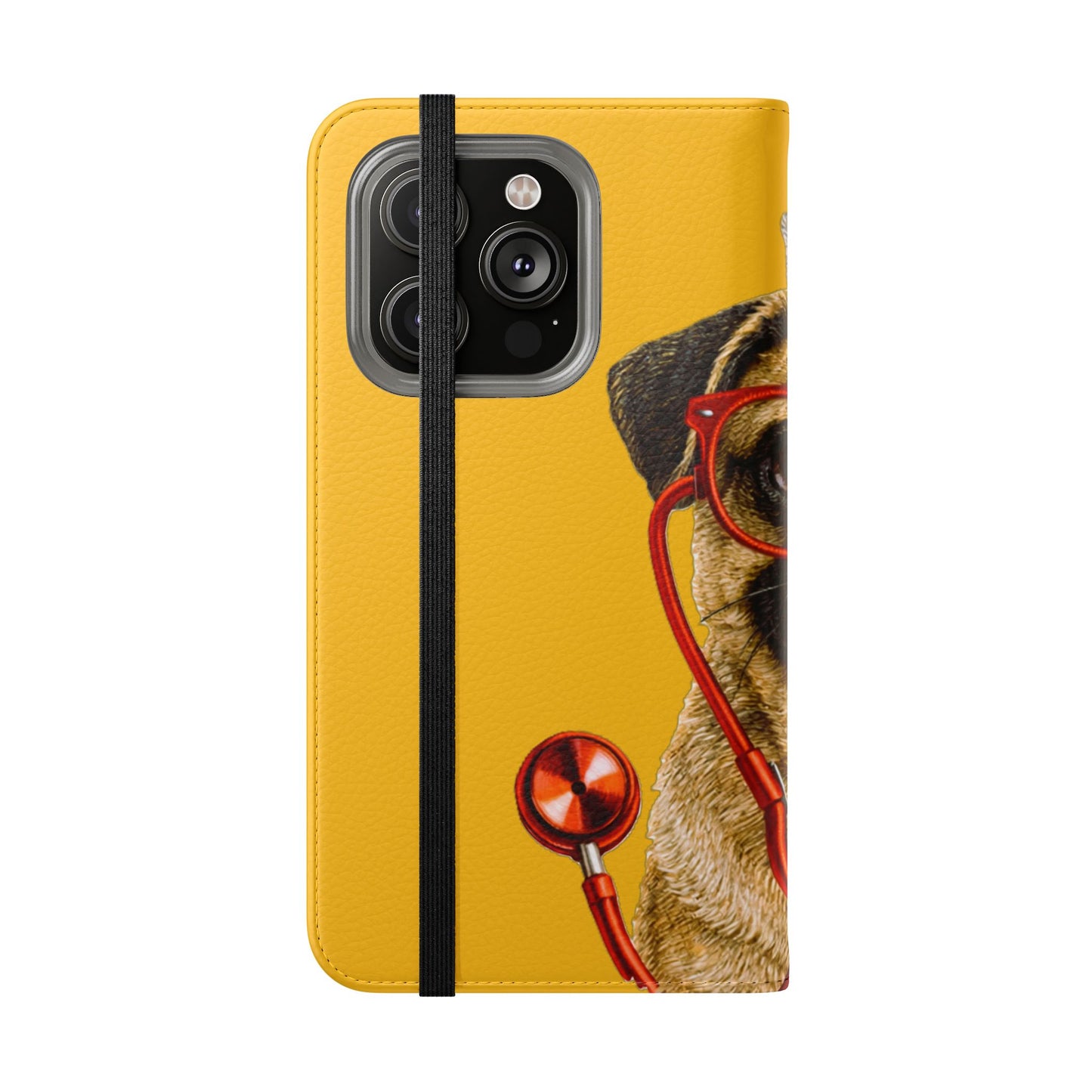 Pug Nurse Flip Phone Case – Cute Medical Phone Cover