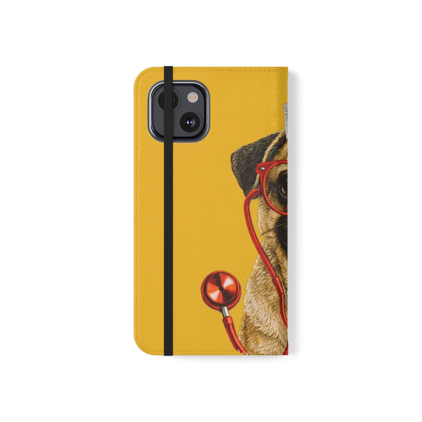 Pug Nurse Flip Phone Case – Cute Medical Phone Cover