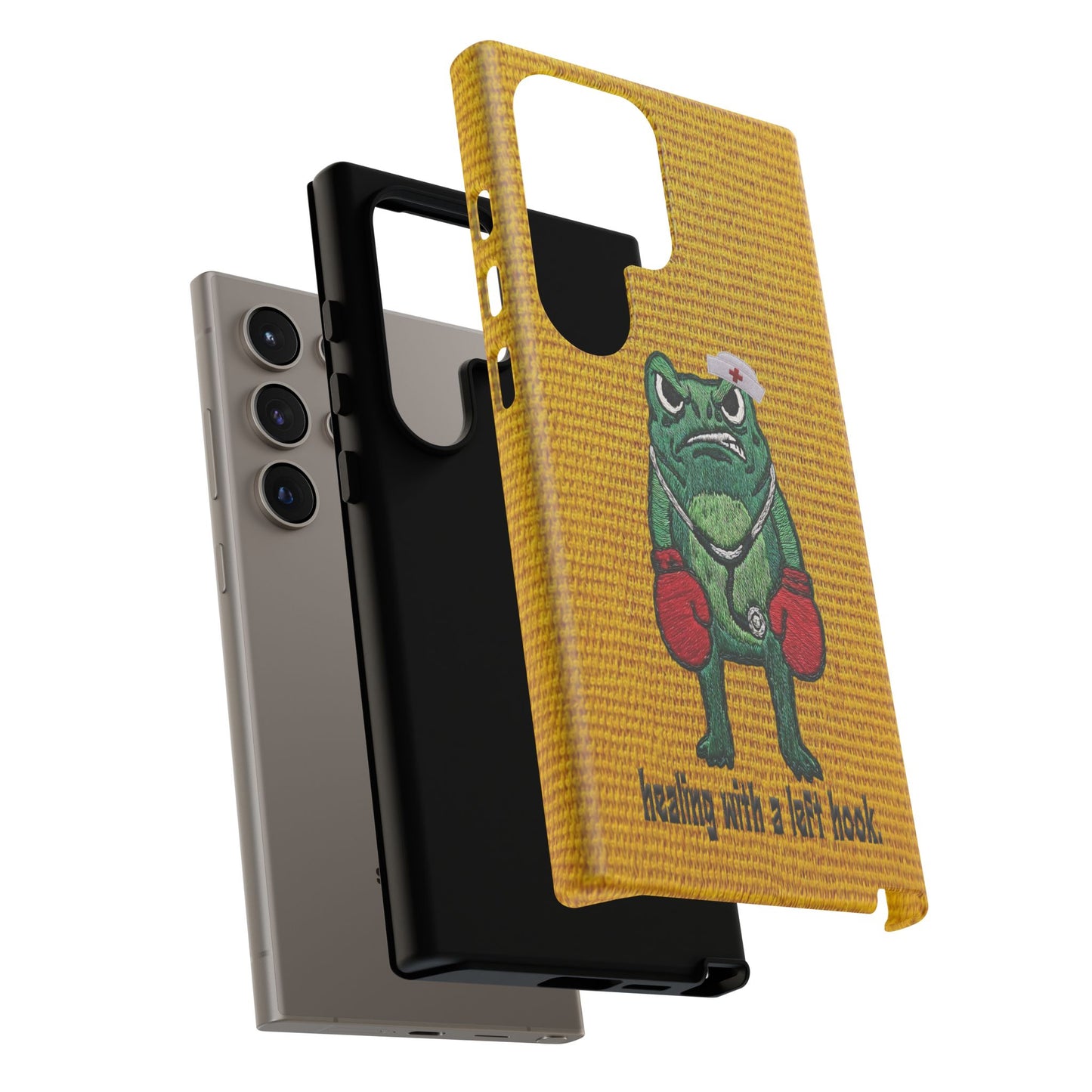 Tough Cases: 'Healing With a Left Hook' Boxing Nurse Phone Case