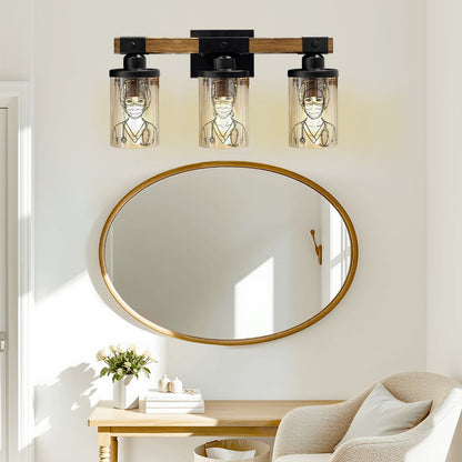 Healthcare Tribute Light Fixture, Nurse Wall Sconce, Medical Art Lighting, Premium Wooden Mount