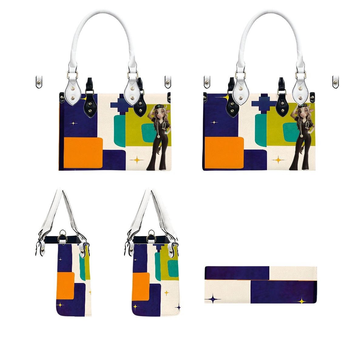 PU  Medical Tote Bag for Women