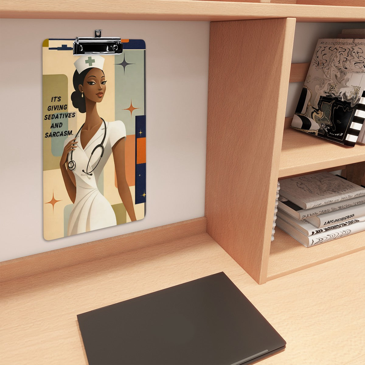 Sedatives and Sarcasm-Acrylic Clipboard