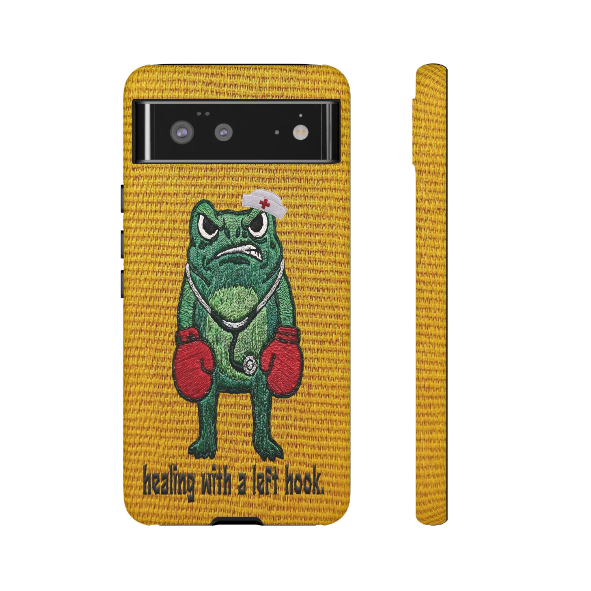 Tough Cases: 'Healing With a Left Hook' Boxing Nurse Phone Case
