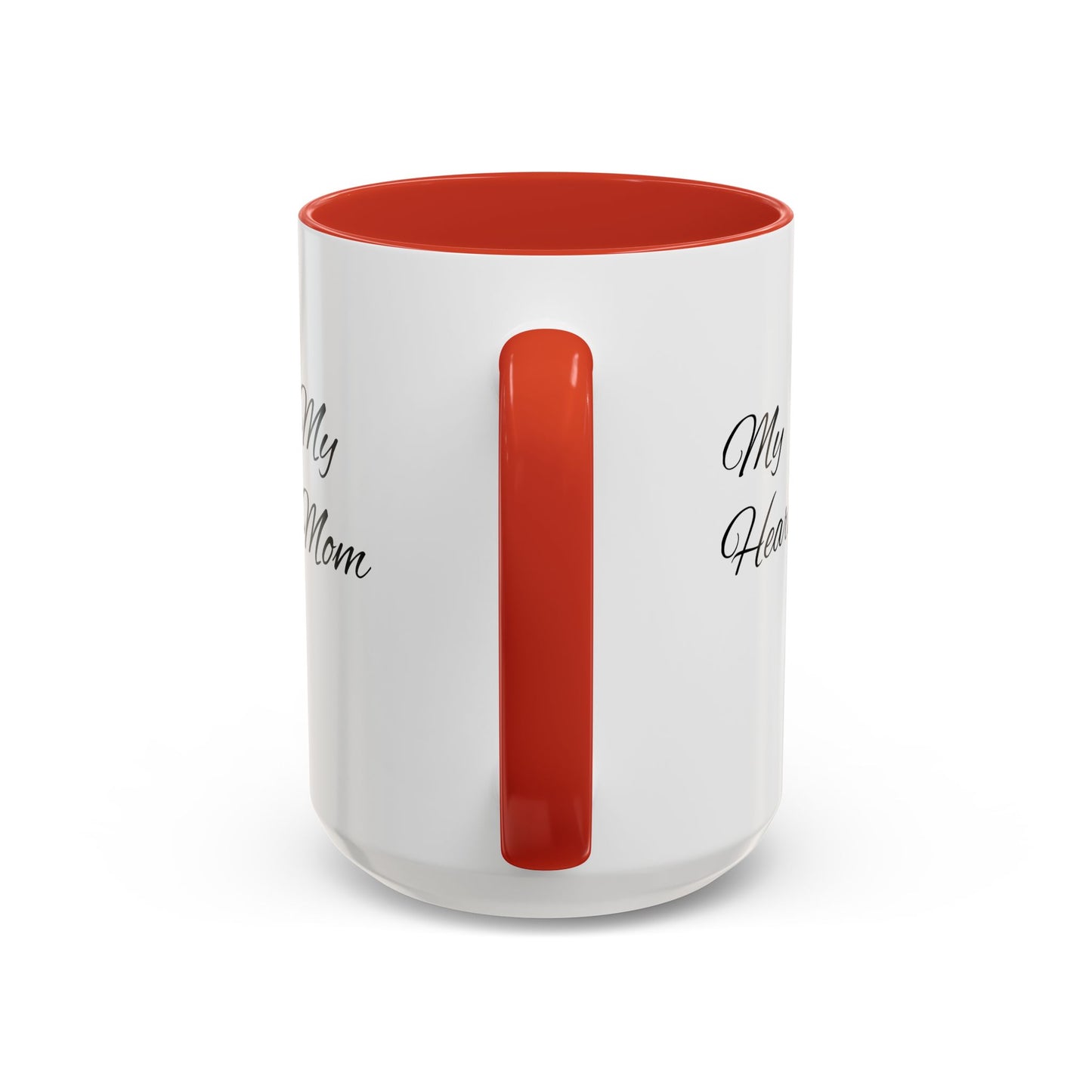 Mothers Day Mug Accent Coffee Mug (11, 15oz) The Heart Behind My Scrubs