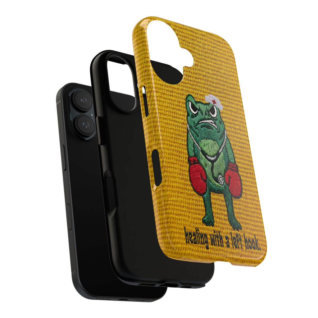 Tough Cases: 'Healing With a Left Hook' Boxing Nurse Phone Case