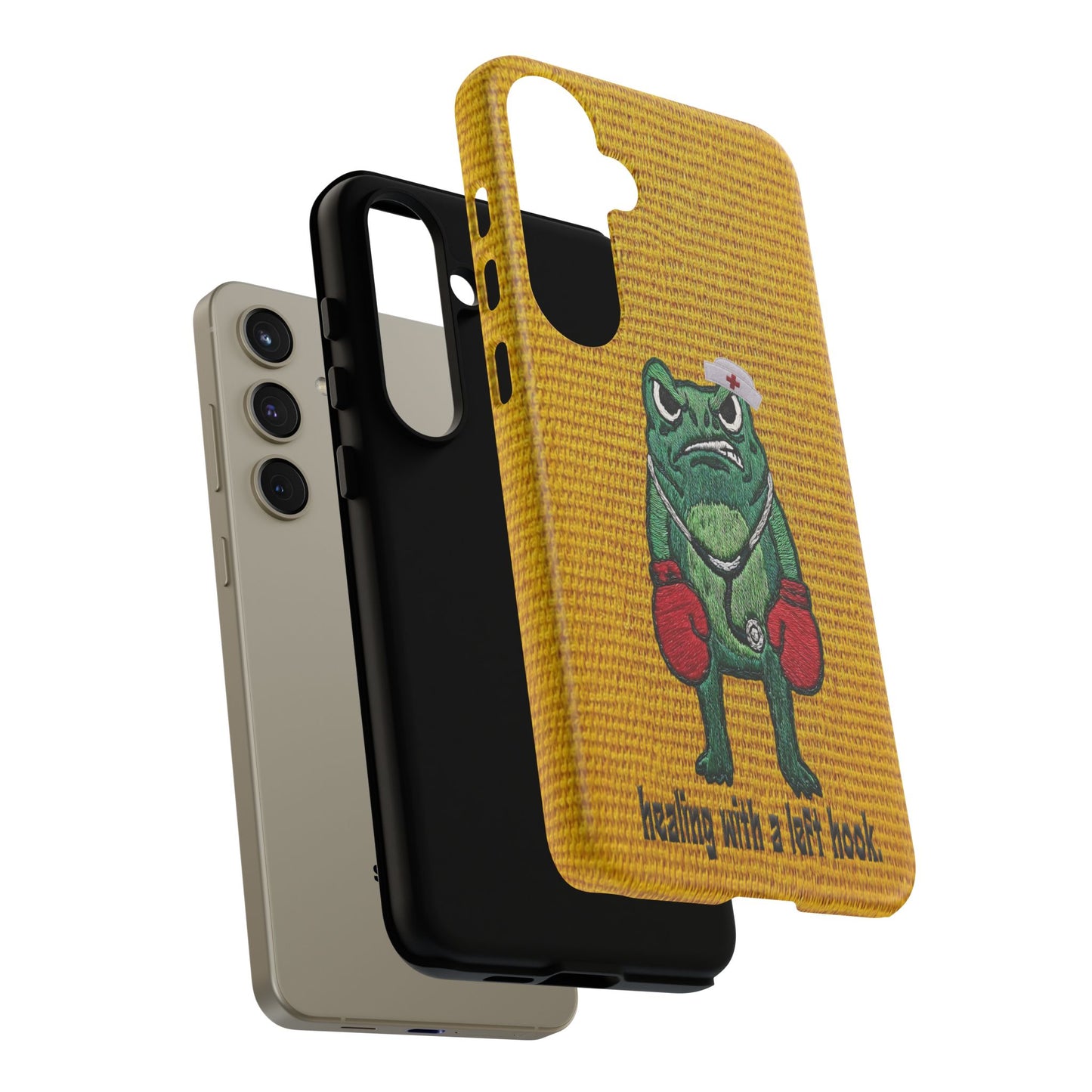 Tough Cases: 'Healing With a Left Hook' Boxing Nurse Phone Case