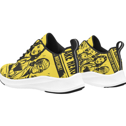 Fem “Doctors &amp; Researchers Tribute Sneakers — Comic Art Style”