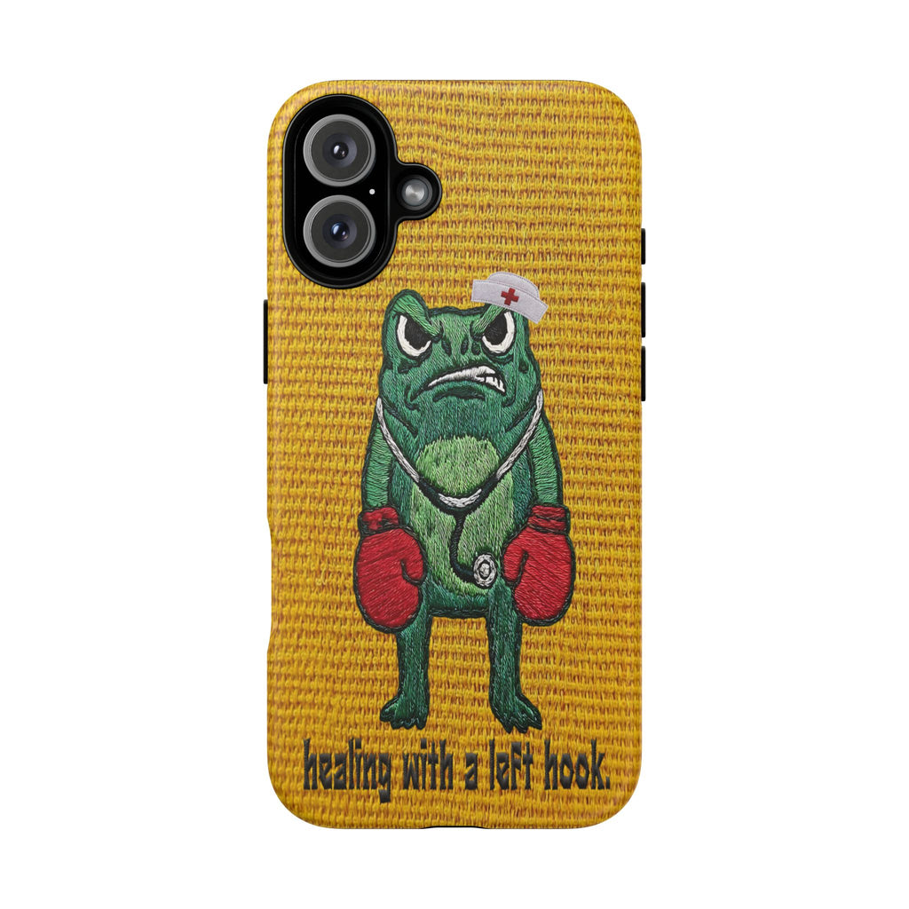 Tough Cases: 'Healing With a Left Hook' Boxing Nurse Phone Case