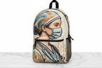 "Healthcare Hero" Illustrated Backpack — One‑of‑a‑Kind Design for Nurses & Medical Students