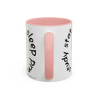 Bee Nurse Coffee Mug — Cute ‘Sleep Phy’ Floral Accent Mug (11/15oz)